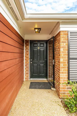 a view of entrance door of the house