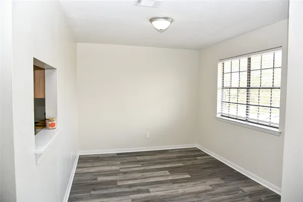 a view of kitchen and utility room