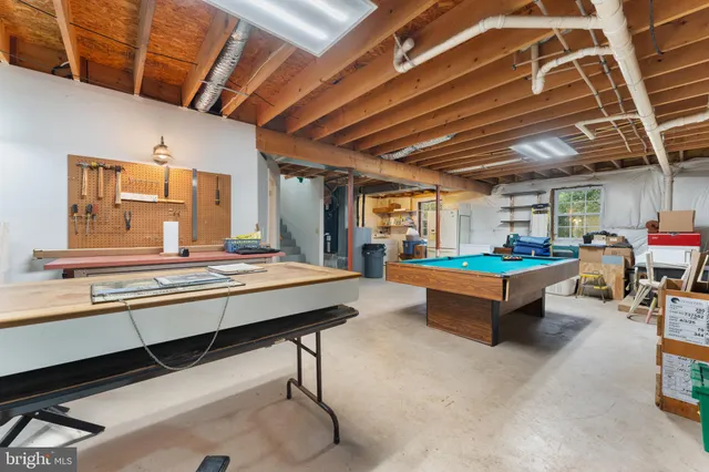 a view of a balcony with staircase