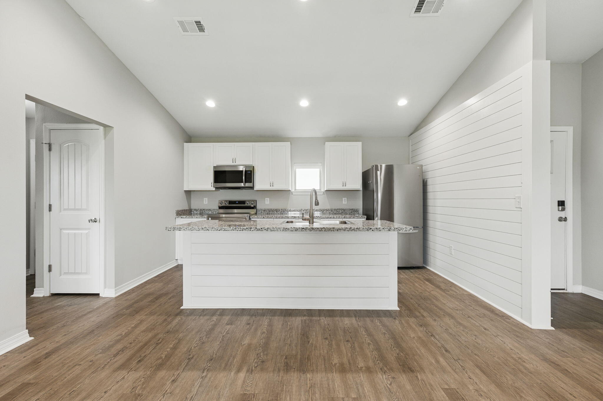 3541 Godwin Road Jay, FL 32565 - Photo 6 of 28 a view of kitchen with stainless steel appliances granite countertop a stove top oven