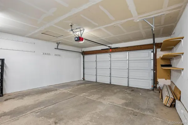 a view of garage