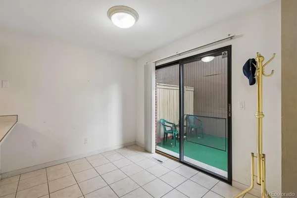 a view of empty room
