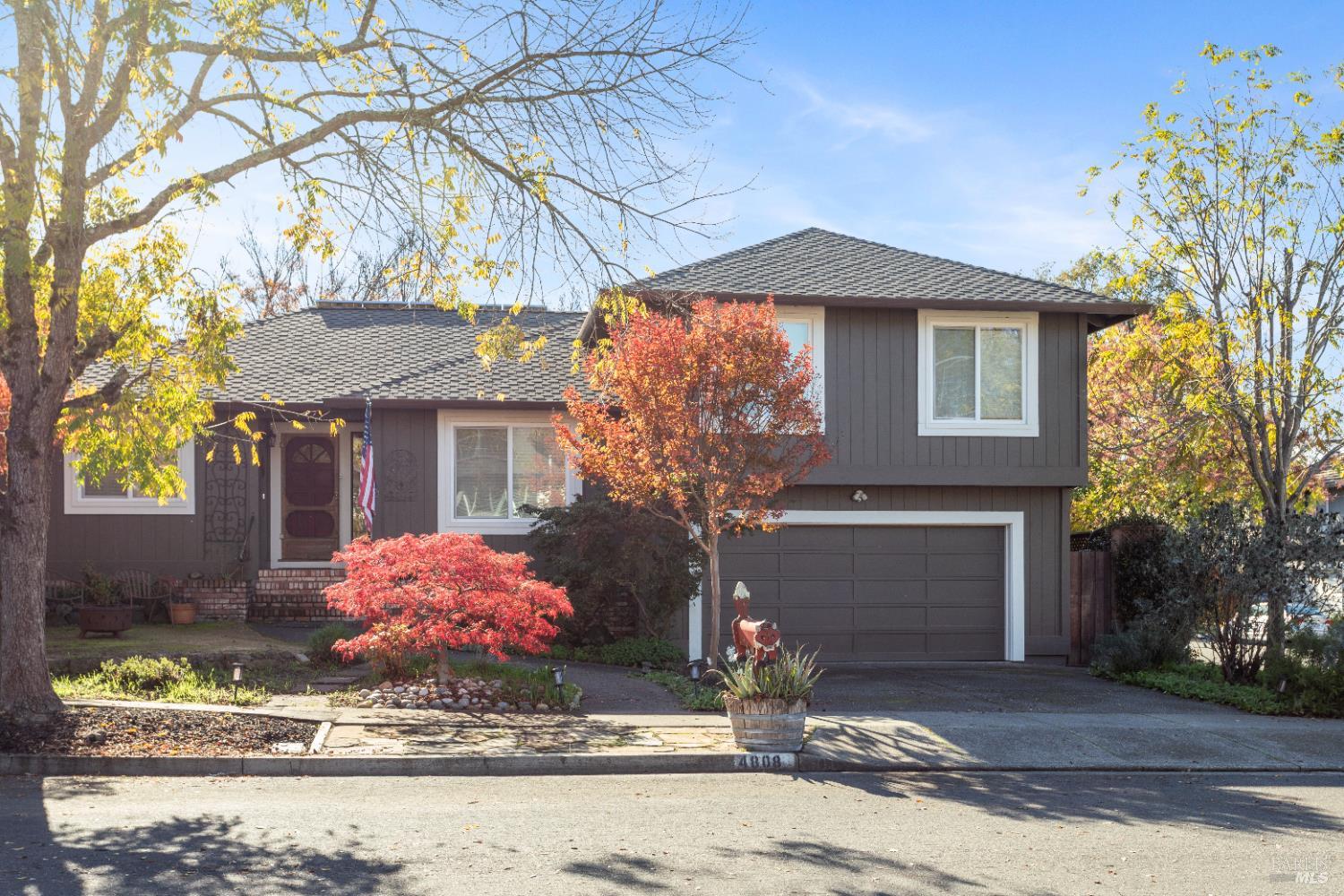 4808 Foxglove Court Santa Rosa, CA 95405 - Photo 1 of 26 a front view of a house with garden