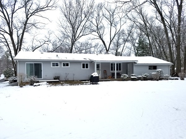85 Birch Road Longmeadow, MA 01106 - Photo 2 of 26 a front view of a house with a yard covered with trees