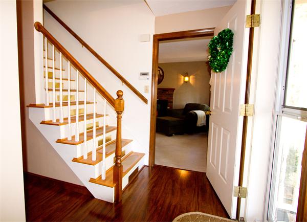 532 A Hubbardston Road Princeton, MA 01541 - Photo 11 of 20 a view of entryway and hall with wooden floor