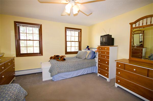 532 A Hubbardston Road Princeton, MA 01541 - Photo 12 of 20 a bedroom with a bed and a tv on dresser