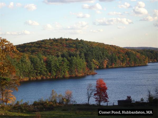 532 A Hubbardston Road Princeton, MA 01541 - Photo 20 of 20 a view of a lake in middle of the forest
