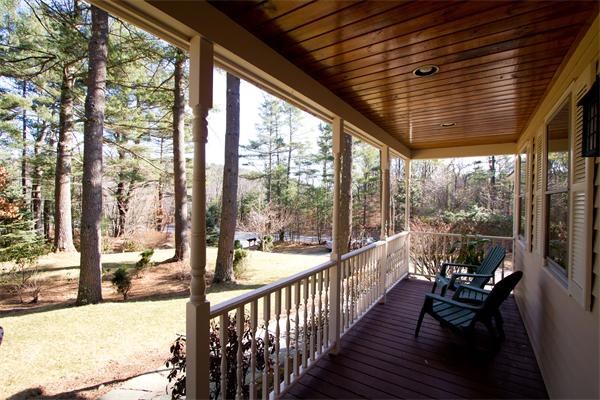 532 A Hubbardston Road Princeton, MA 01541 - Photo 2 of 20 a balcony with chairs and wooden floor