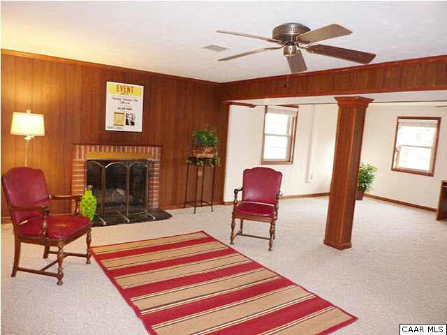 110 Elkhorn Road Charlottesville, VA 22903 - Photo 13 of 17 Family room is huge! Bring the exercise equipment or create a home office.
