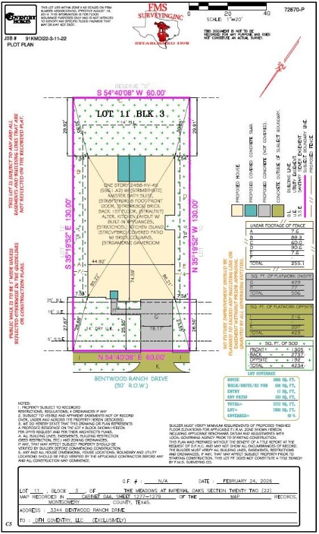 3344 Bentwood Ranch Drive Conroe, TX 77385 - Photo 5 of 13 a picture of a floor plan