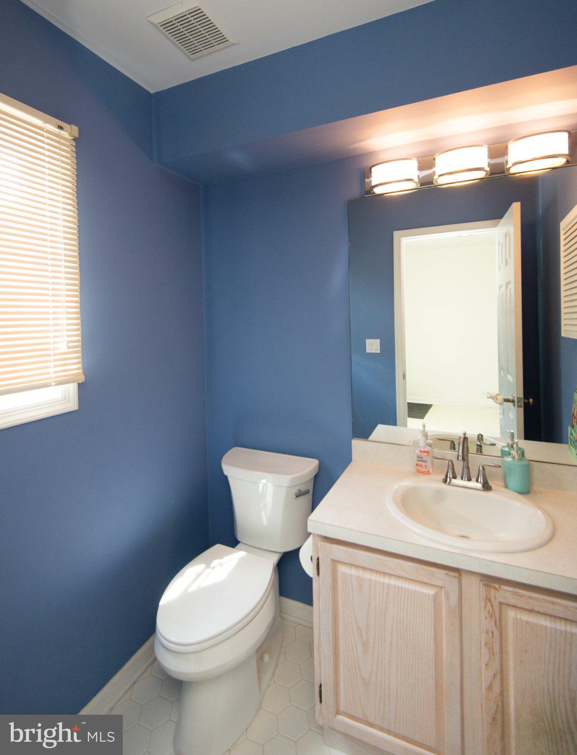 101 Main Street, Unit 119 Secretary, MD 21664 - Photo 6 of 58 Vibrant blue bathroom oasis.