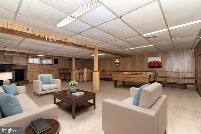 520 Powell Road Mount Holly, NJ 08060 - Photo 43 of 65 a living room with furniture and a table