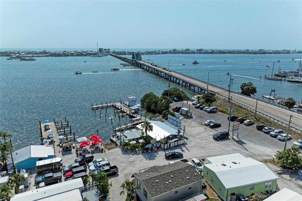 12507 Cortez Road West, Unit 35 Cortez, FL 34215 - Photo 35 of 36 an aerial view of a house with a ocean view