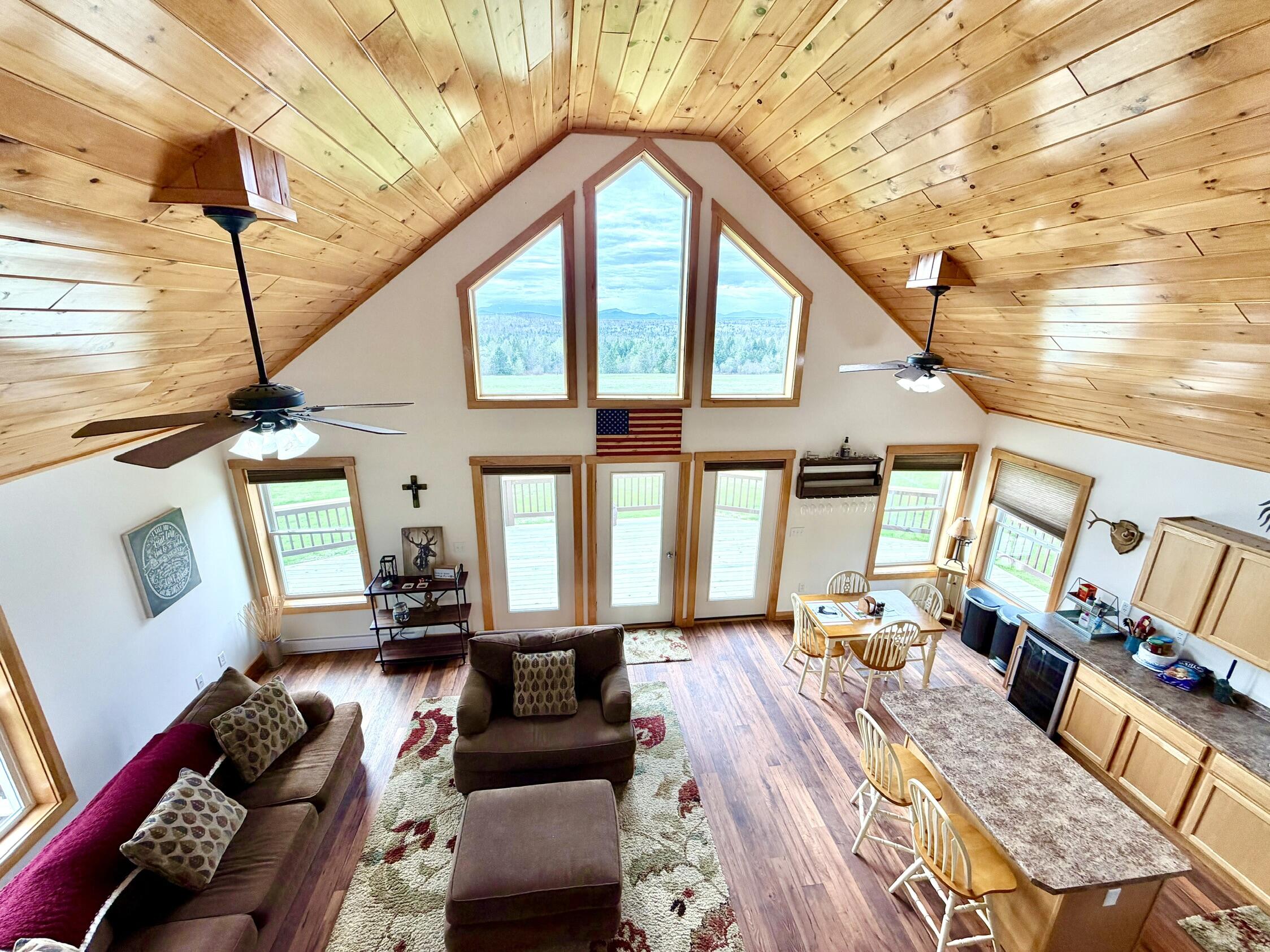 521 Gallison Road Sherman, ME 04776 - Photo 59 of 96 Views from the Loft