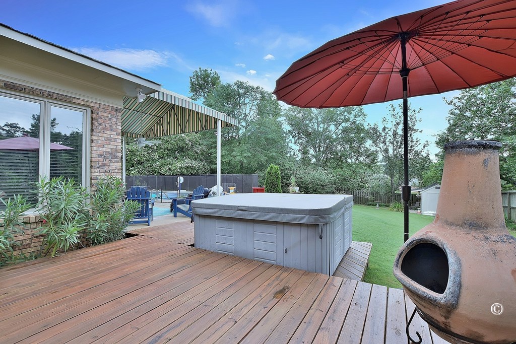 6260 Seminary Road Columbus, GA 31904 - Photo 26 of 28 Deck off of the Master Bedroom