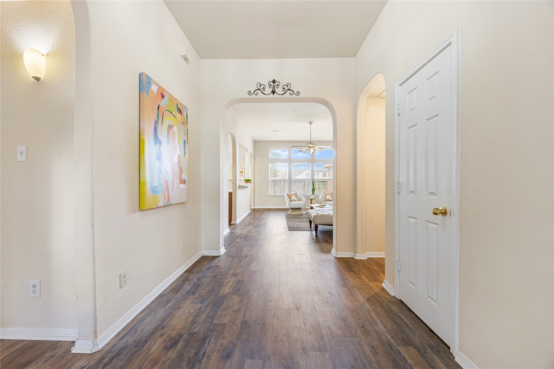 18739 Appletree Ridge Road Houston, TX 77084 - Photo 4 of 34 wooden floor in a gallery