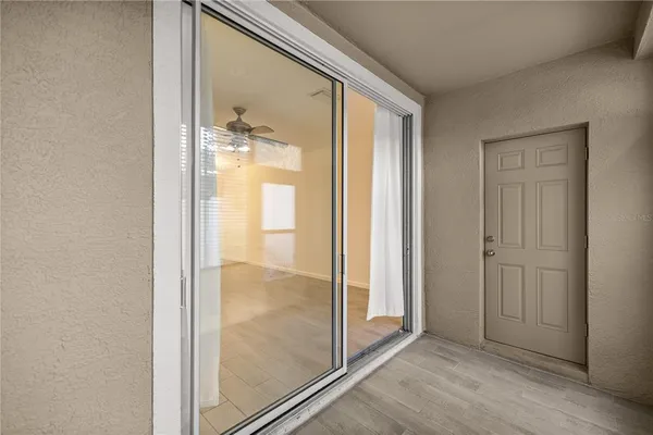 an empty room and window