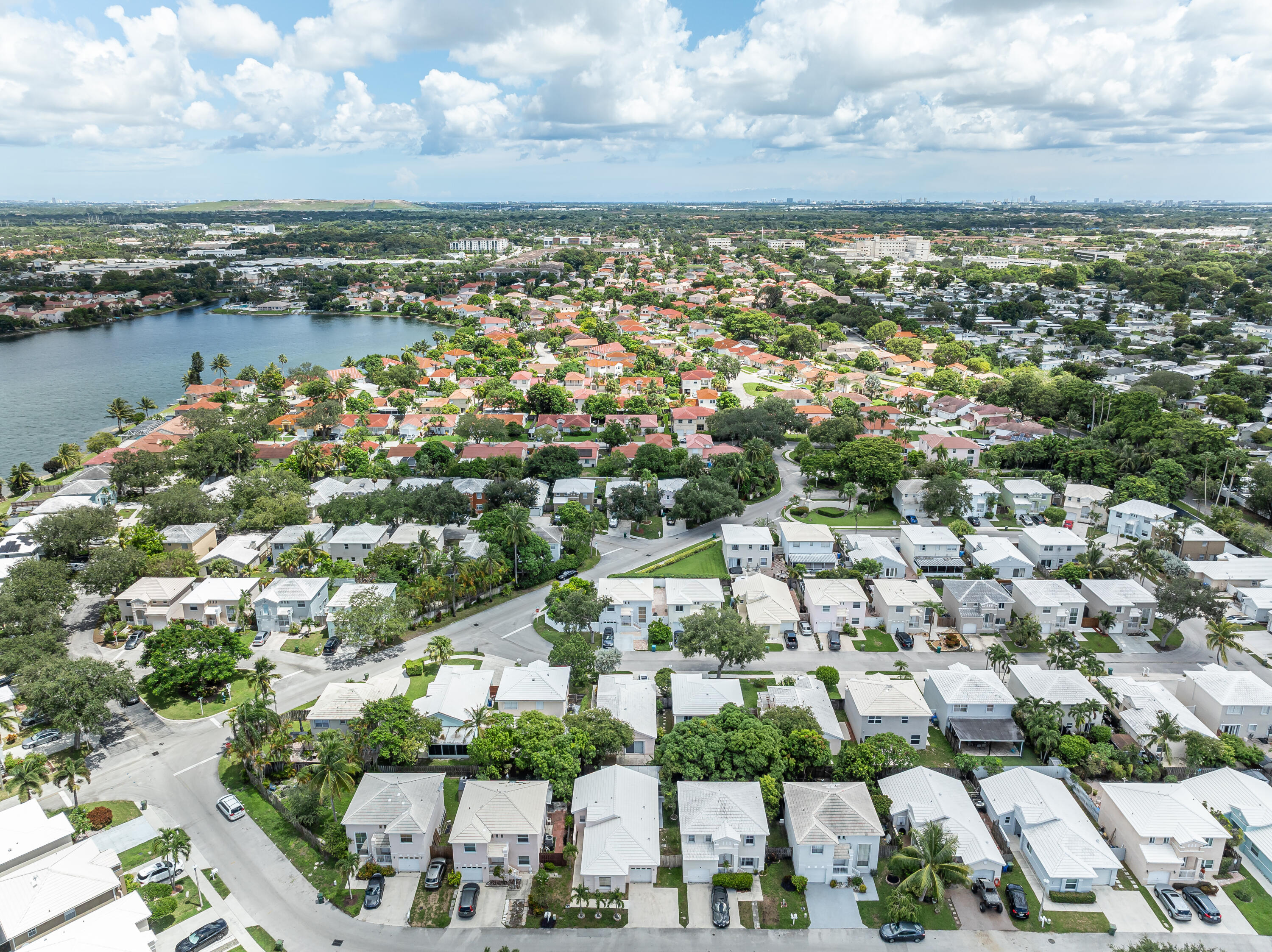 3084 Lighthouse Place Margate, FL 33063 - Photo 36 of 41 an aerial view of residential houses with outdoor space