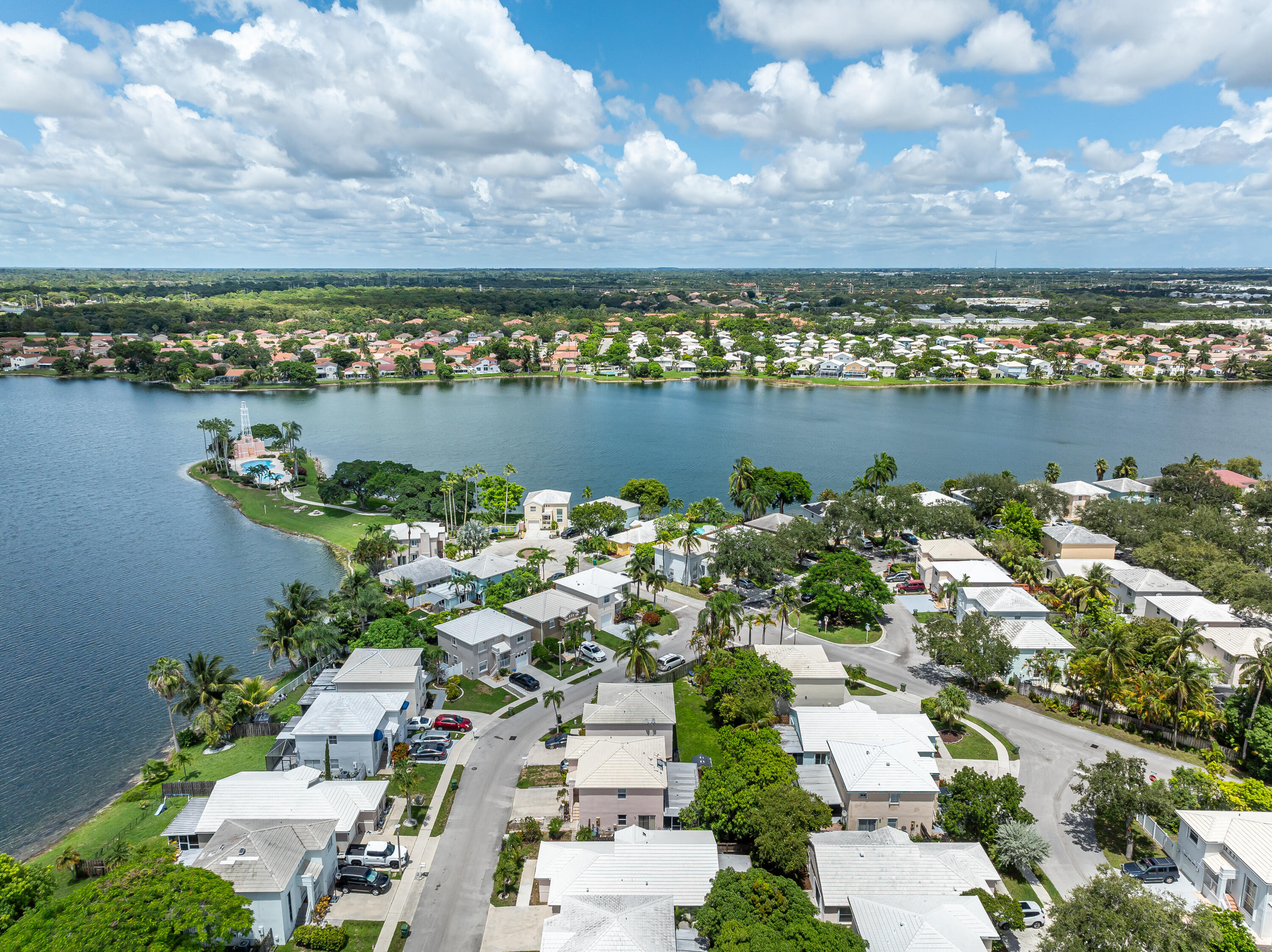 3084 Lighthouse Place Margate, FL 33063 - Photo 41 of 41 an aerial view of a city with lots of residential buildings