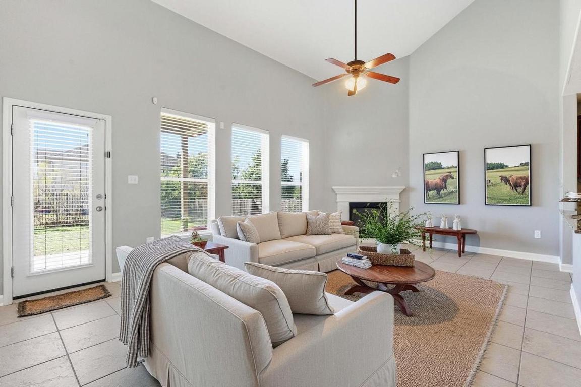 299 Limestone Trail Austin, TX 78737 - Photo 5 of 19 a living room with furniture and a large window