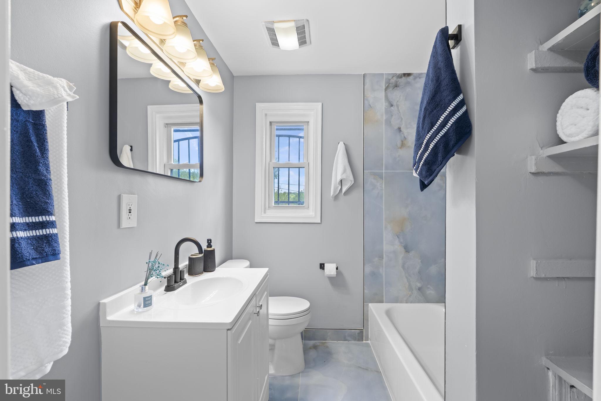 5414 Taussig Road Bladensburg, MD 20710 - Photo 17 of 26 Modern serenity in a stylish bath.