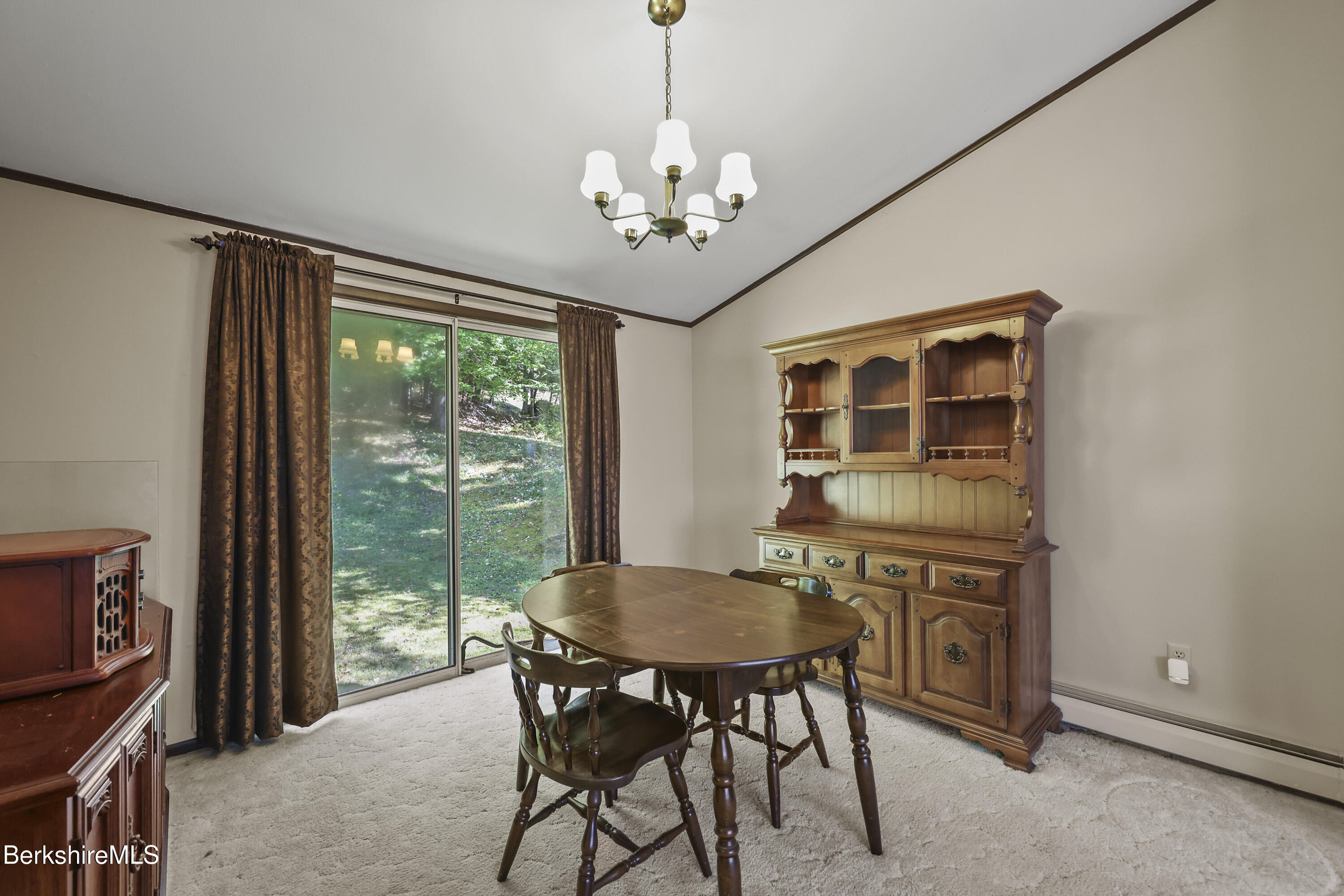 378 E Road Clarksburg, MA 01247 - Photo 8 of 36 a view of a dining room with furniture window and outside view