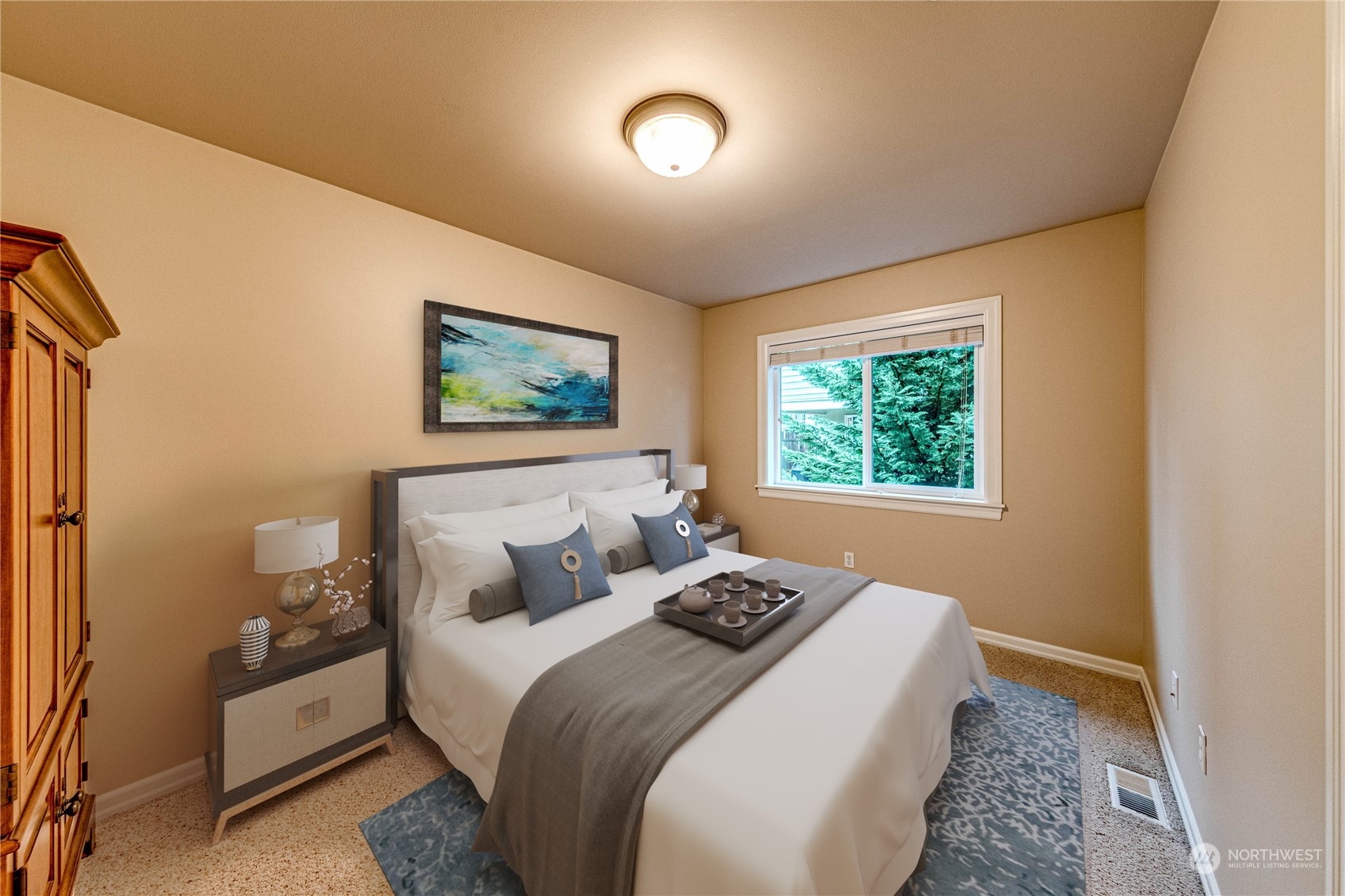 18928 108th Avenue Northeast Bothell, WA 98011 - Photo 19 of 39 a bedroom with a bed and a window