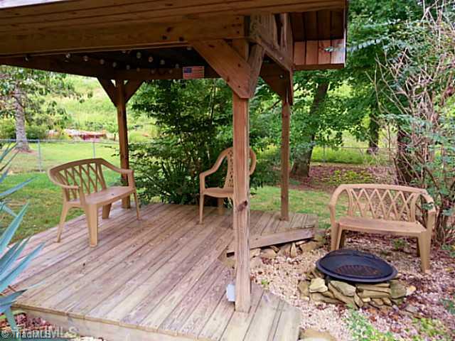 Other. Gazebo with power, lighting and fire pit.