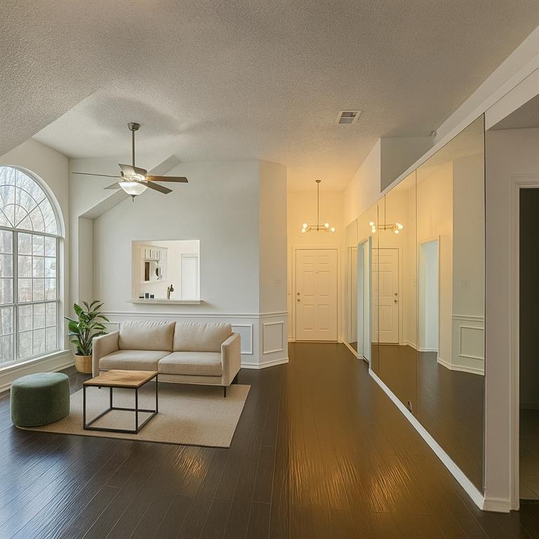 living room enhanced. Virtual stage