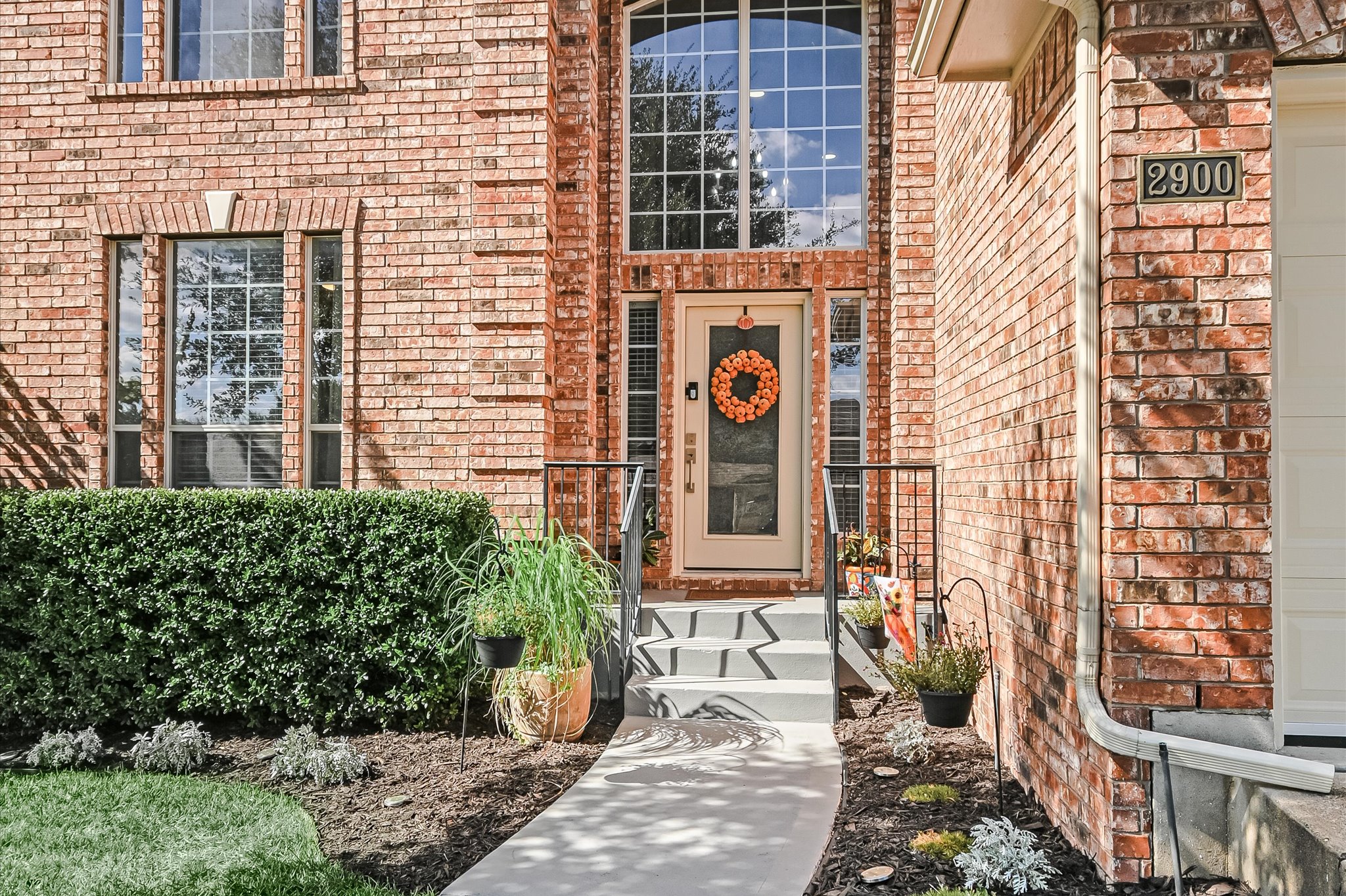 The two-story design offers generous living space with a functional and flexible layout.
