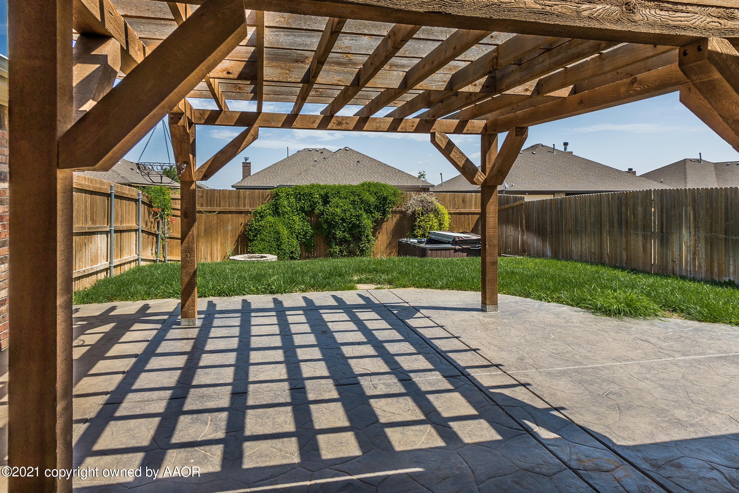 3908 Arden Road Amarillo, TX 79118 - Photo 19 of 25 a view of a backyard
