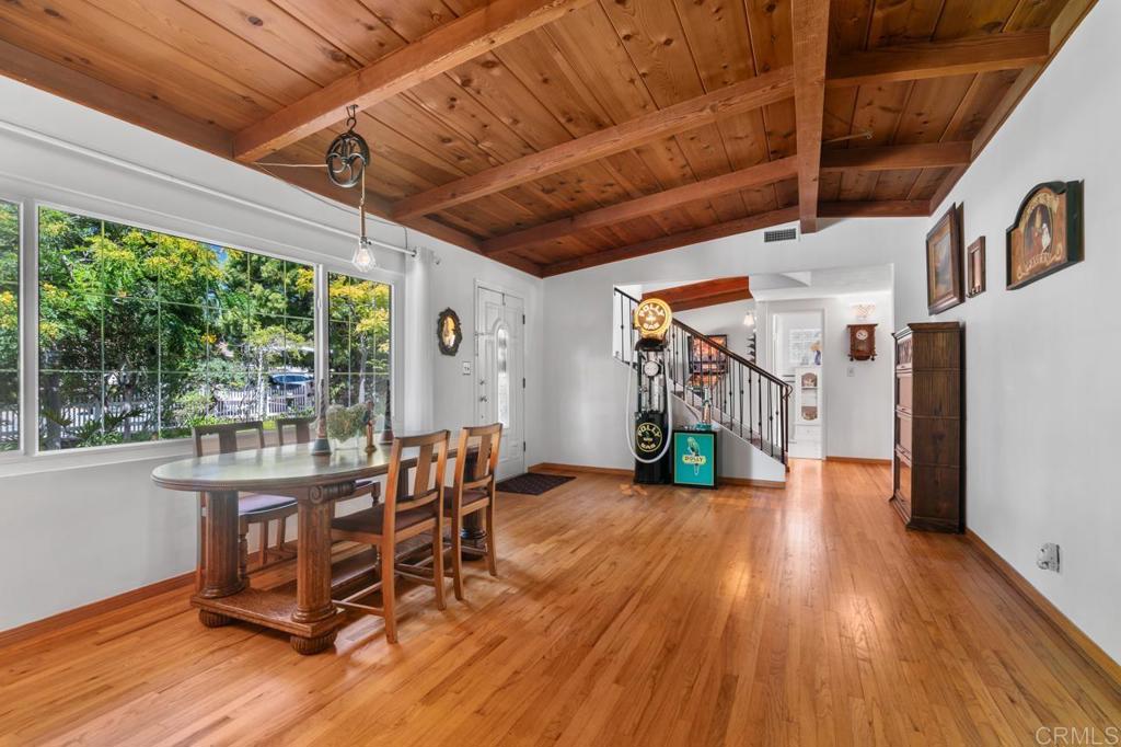 220 Hoover Street Oceanside, CA 92054 - Photo 12 of 70 a view of a dining room with furniture window and wooden floor