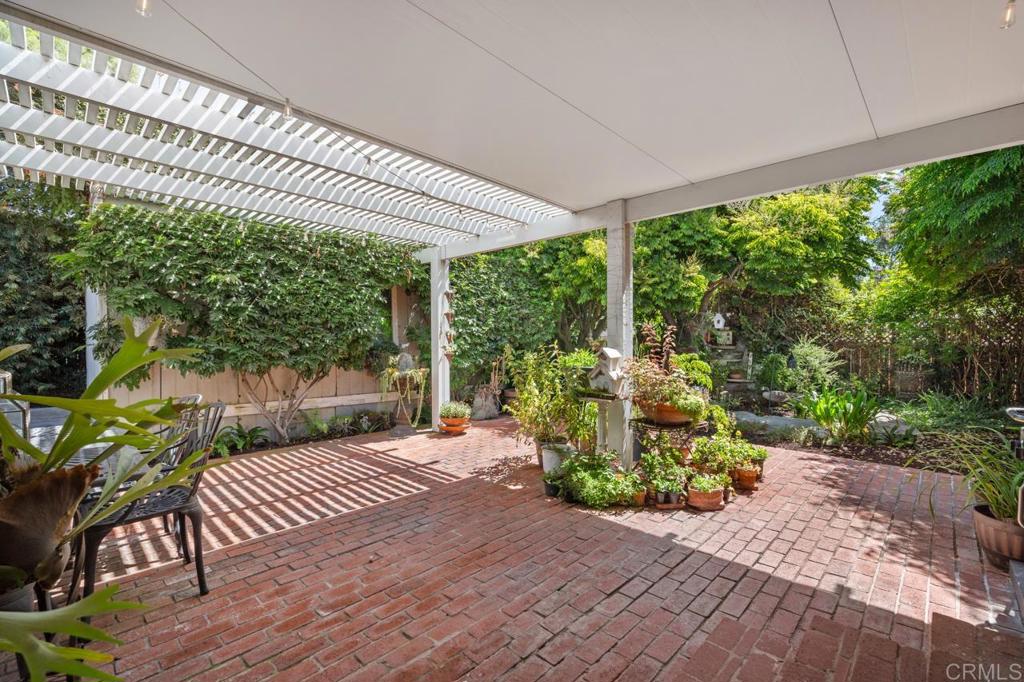 220 Hoover Street Oceanside, CA 92054 - Photo 41 of 70 a garden view with a seating space