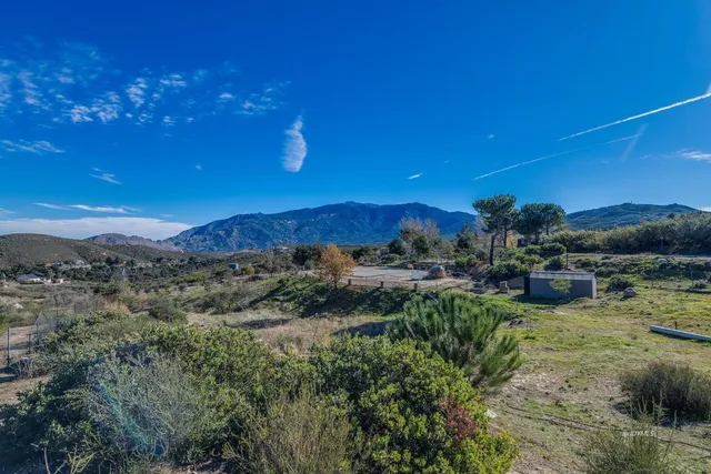 a view of a city with sunset view