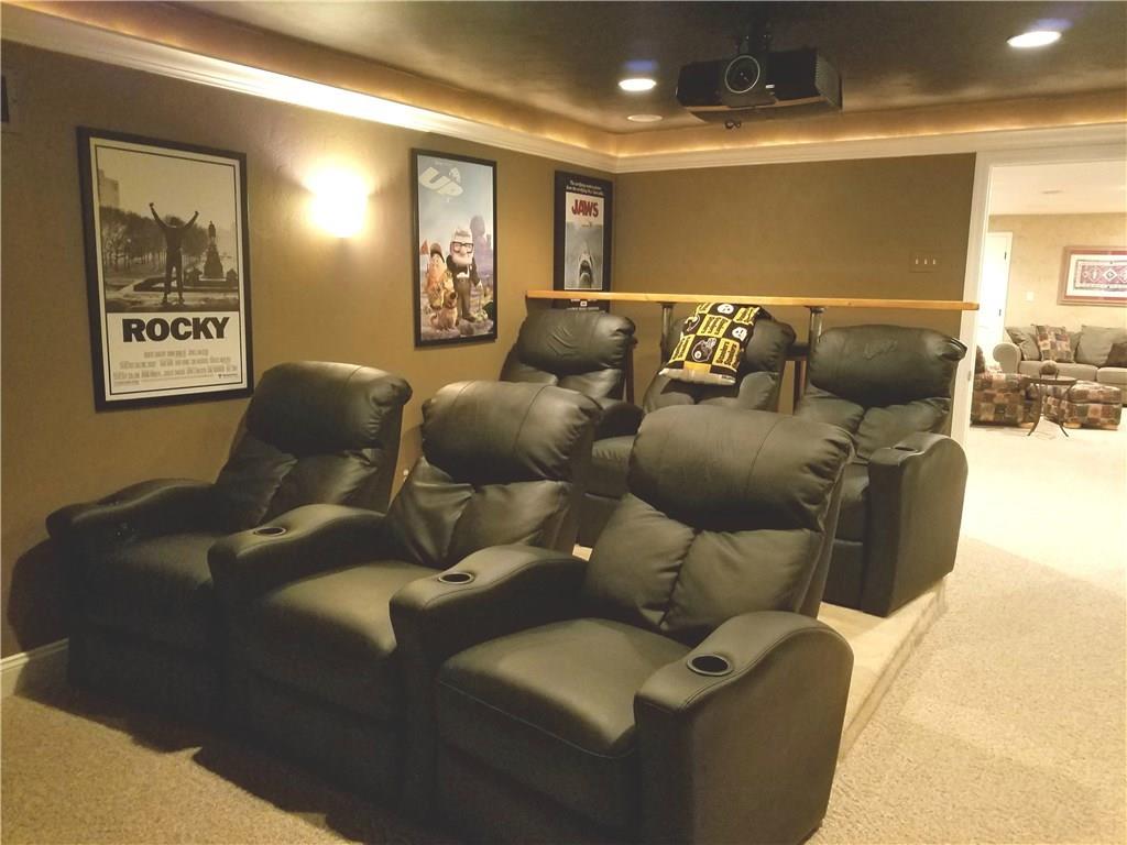 2092 Baughman Road Jeannette, PA 15644 - Photo 20 of 25 THEATRE ROOM HAS TIERED SEATING!