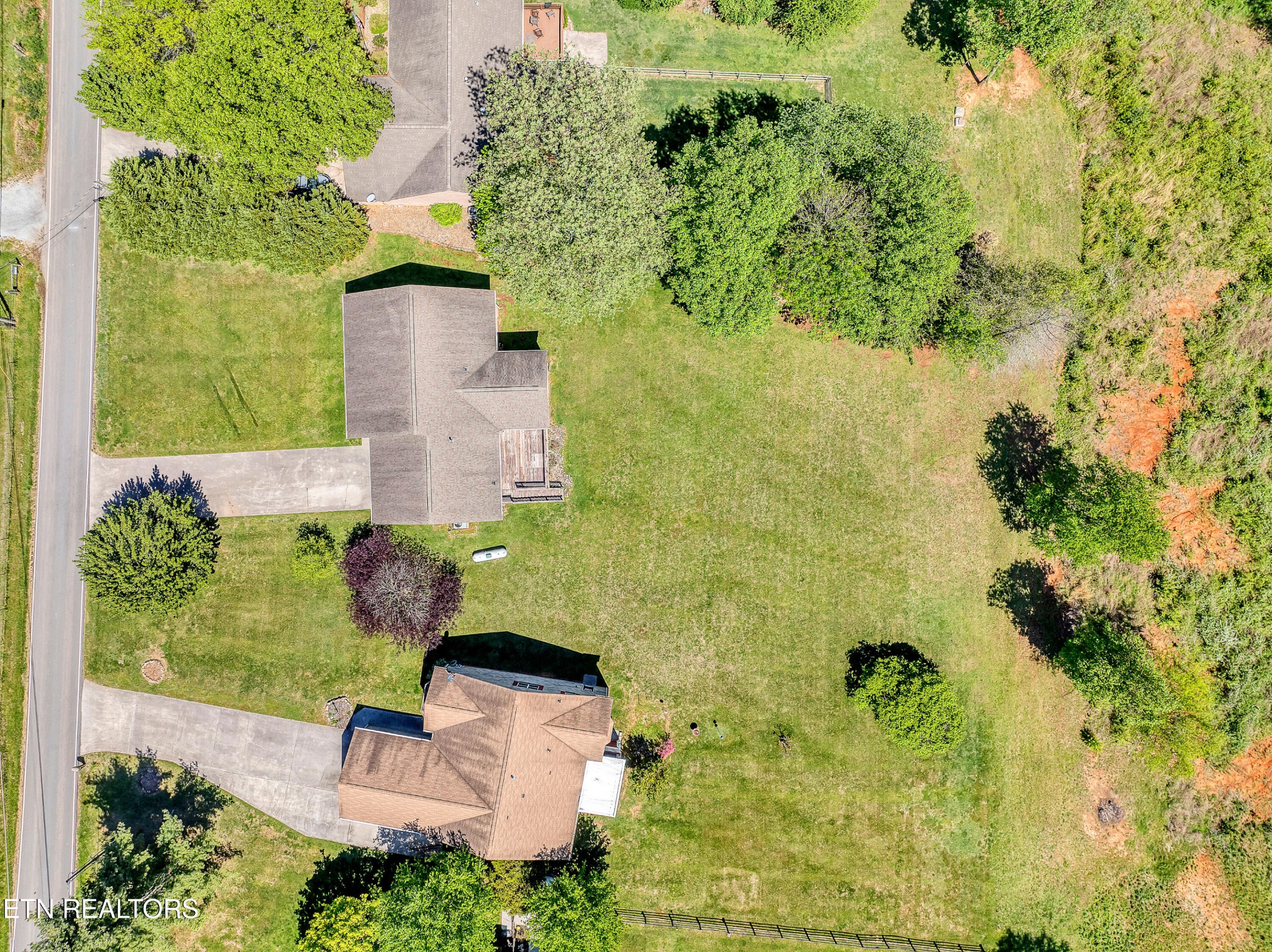 2036 Little Best Road Maryville, TN 37803 - Photo 48 of 54 an aerial view of a house with a yard