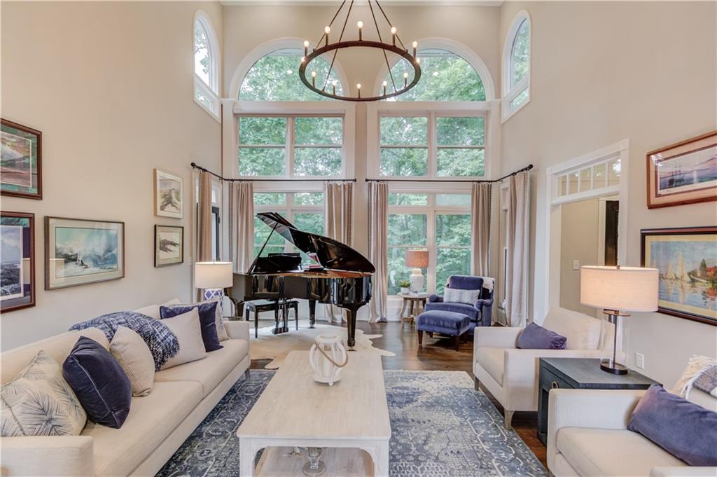 1345 Chandler Road Lawrenceville, GA 30045 - Photo 10 of 97 a living room with furniture and a large window