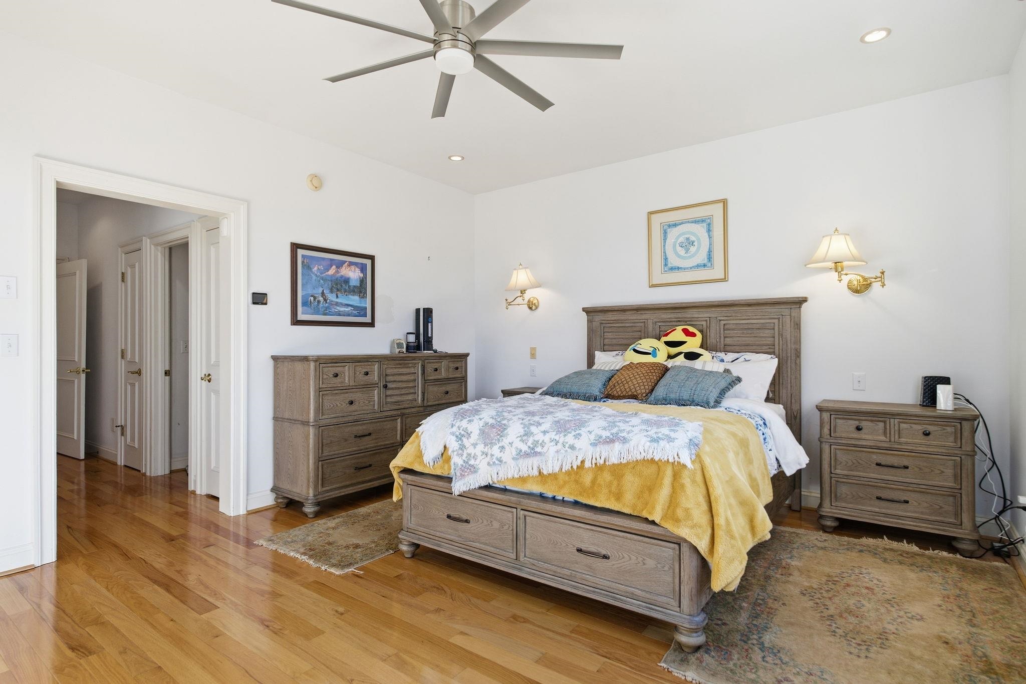 436 Chimney Rock Road Earlysville, VA 22936 - Photo 23 of 61 a bedroom with a bed and a chandelier