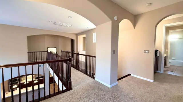 a view of an entryway with a livingroom