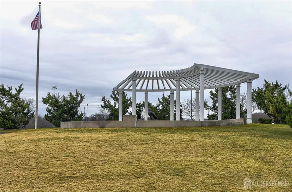 a building view with a outdoor space