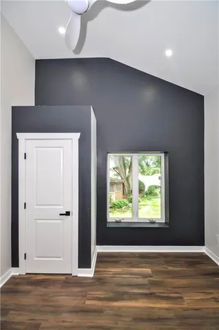 wooden floor in an empty room