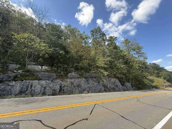 a view of a swimming pool with a yard