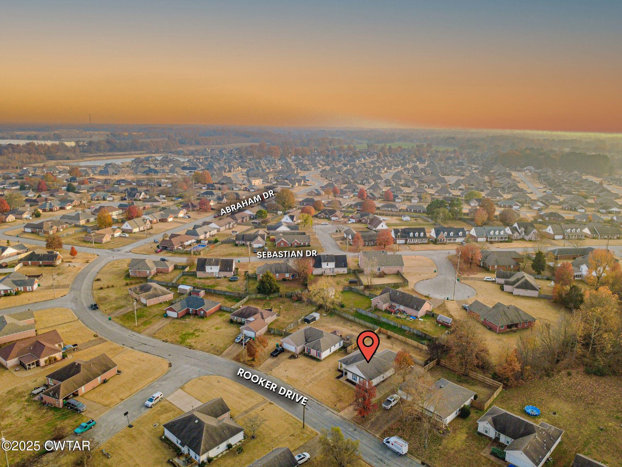 88 Rooker Drive Jackson, TN 38305 - Photo 20 of 20 an aerial view of residential building and city view