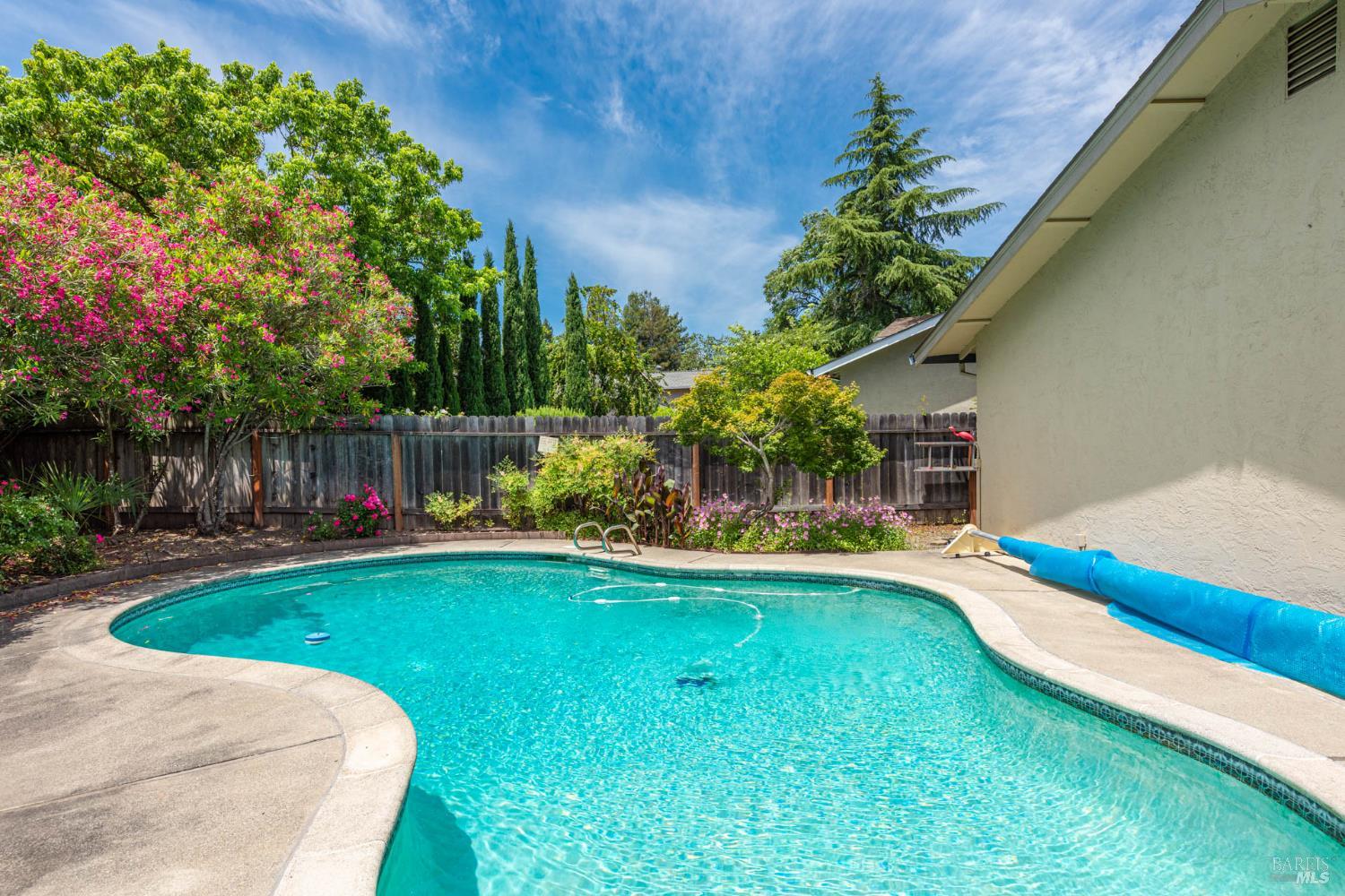 2454 Dunaway Drive Santa Rosa, CA 95403 - Photo 3 of 17 a view of a backyard with swimming pool