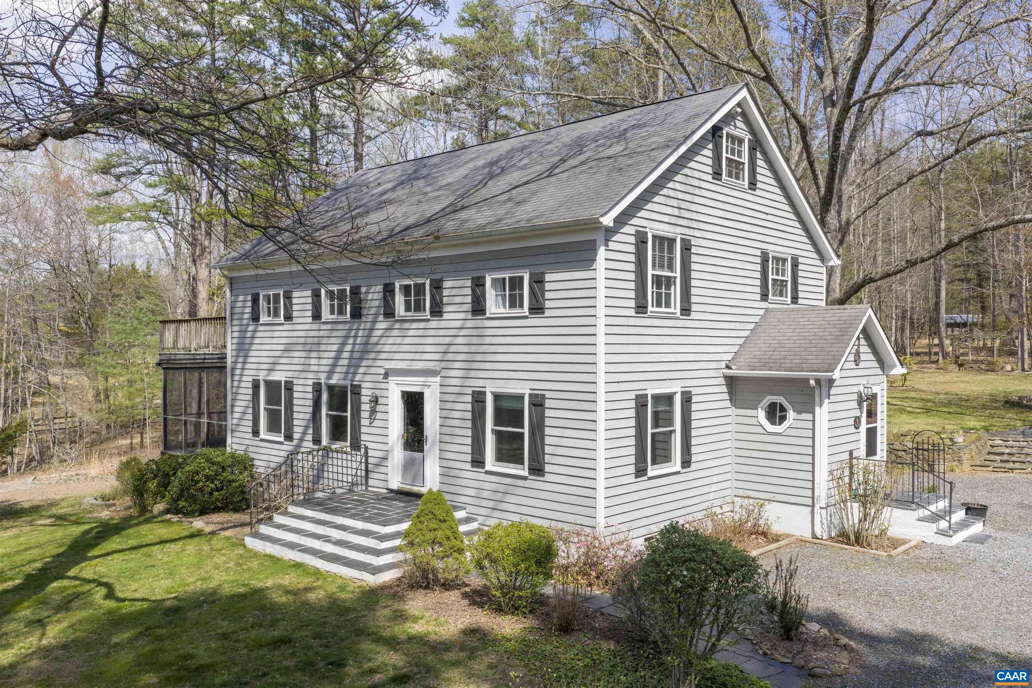 5695 Free Union Road Free Union, VA 22940 - Photo 5 of 68 front view of a house with a yard