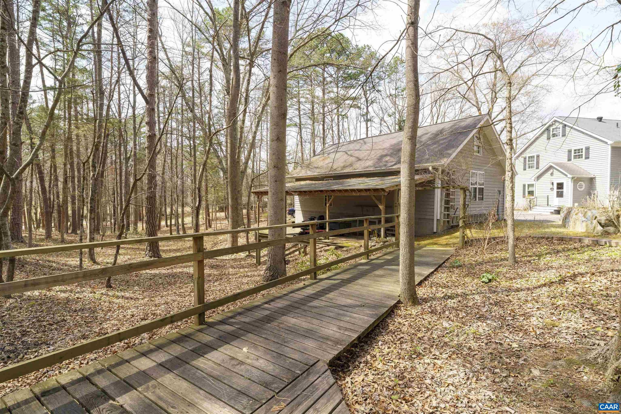 5695 Free Union Road Free Union, VA 22940 - Photo 55 of 68 a view of a yard with wooden fence