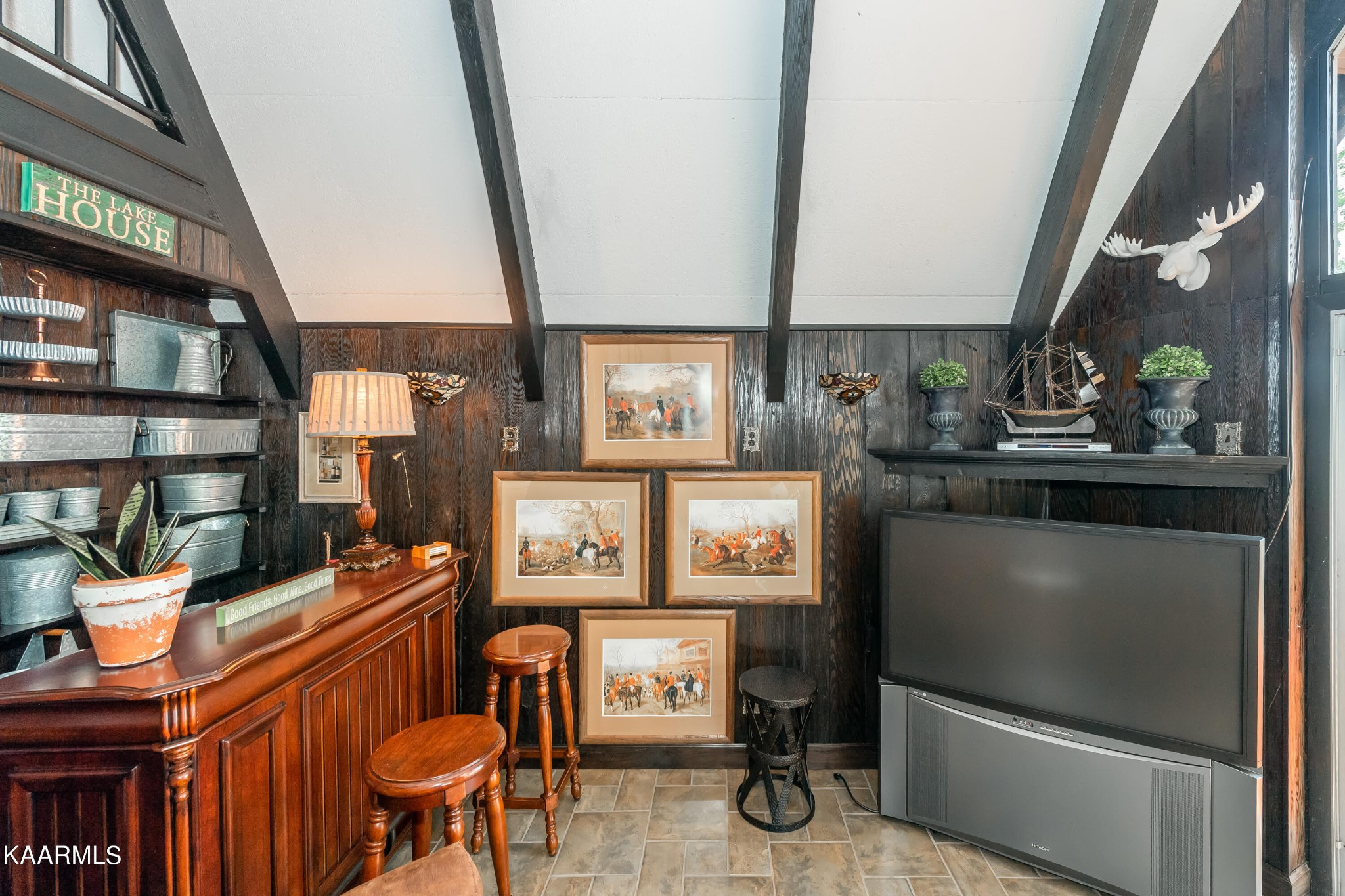 4292 River Road Ten Mile, TN 37880 - Photo 12 of 40 a kitchen with stainless steel appliances granite countertop a refrigerator and a stove top oven