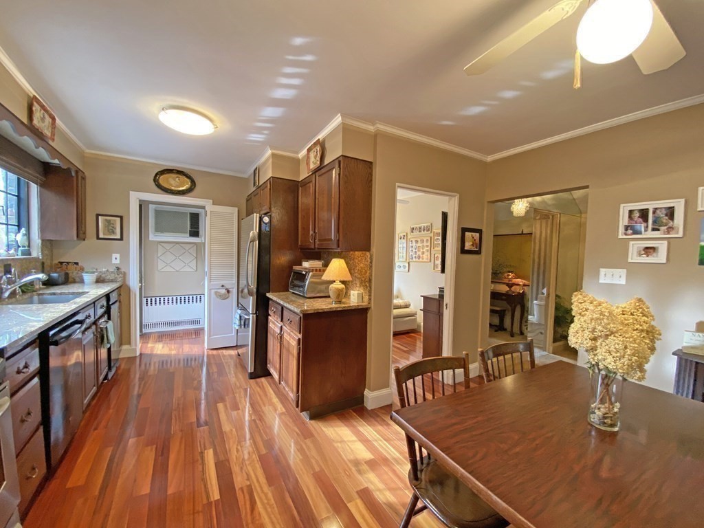 3 Exmoor Road Newton, MA 02459 - Photo 22 of 41 a open kitchen with stainless steel appliances granite countertop a stove and refrigerator
