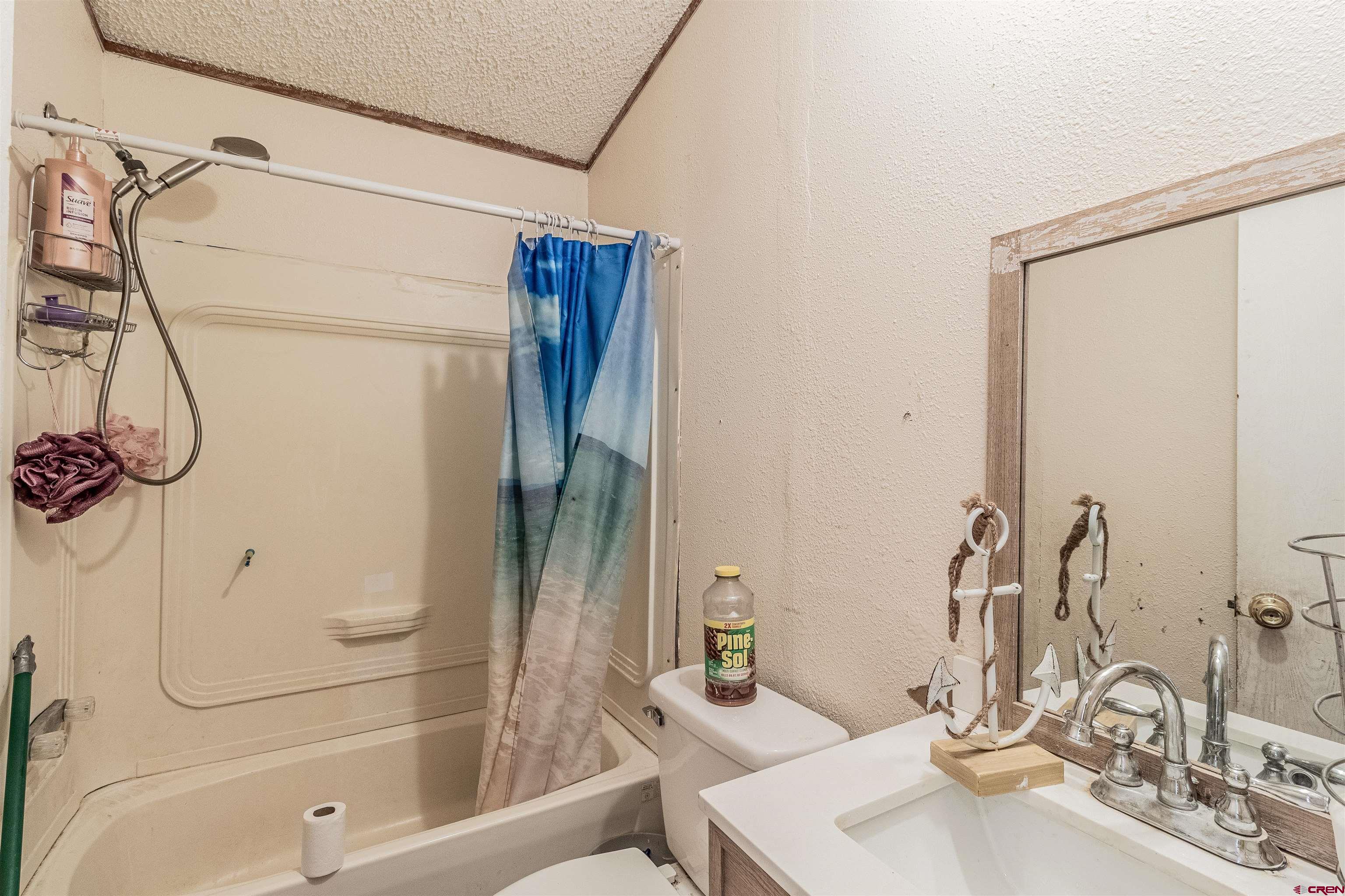 16923 Highway 550 Aztec, NM 87410 - Photo 35 of 45 a bathroom with a sink and a mirror