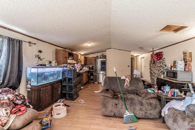 a view of a house with a patio